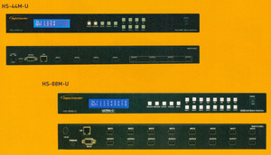 4K 2K UHD 해상도지원 4in-4out HDMI 매트릭스  HS-44M-U HS-66M-U HS-88M-U