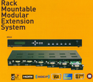 3~6개 DVI HDMI 광 송수신기 장착 프레임 MR6S