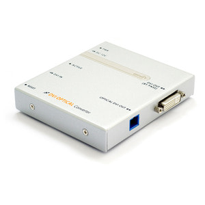 오피트 영상신호 컨버터 DVI copper to DVI 광 변환기 박스 타입 CVBXB-DVI