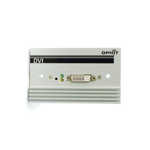 오피트 영상신호 컨버터 DVI copper to DVI 광 변환기 Wall plate 타입 CVBXW-DVI