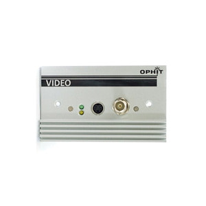 오피트 영상신호 컨버터 S-Video to DVI copper 광 변환기 Wall plate 타입 CVBXW-SVID