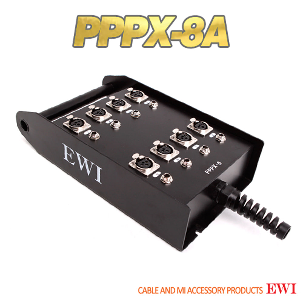 EWI PPPX-8A 8채널 XLR PHONE Switchcraft 병렬 멀티 스테이지 박스