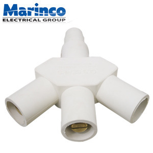 정품 마린코 캠락 Marinco CA3M 3분기  3WAY 커넥터 F-M-M-M 600V 400A 블랙 화이트 레드 그린 블루
