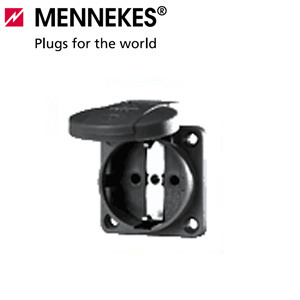 메네키스 메네케스 매네키스 MENNEKES 산업용 전원 파워 플러그 11032 판넬소켓 [IP54 230V 16A 3P BLACK]