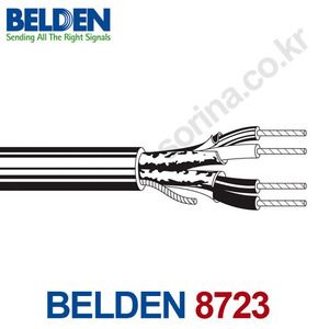 벨덴 BELDEN 8723 Multi Conductor Shielded Twisted Pair Cable 300m