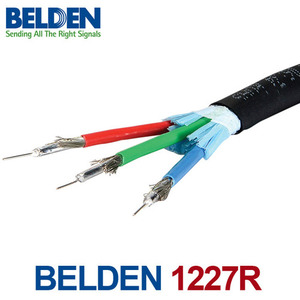벨덴 BELDEN 1277R RG-58A/U Type Mini RGB 3심 Coaxial Cable 3C 1롤(150m/300m)