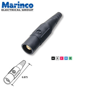 정품 마린코 캠락 Marinco CLS40MB 라인형 수 male 600V 400A 블랙 화이트 레드 그린 블루