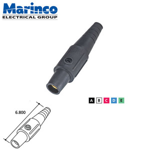 정품 마린코 캠락 Marinco CLS40FB 라인형 수 Female 600V 400A 블랙 화이트 레드 그린 블루