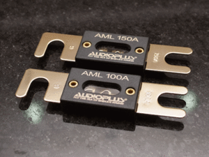 카오디오 배터리 밧데리 Battery 너트 볼트 악세사리 악세서리 터미널 TERMINAL AML Fuse AML FUSE-200A 24K Gold Plated
