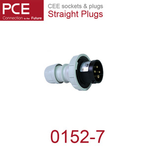산업용 커넥터 산업용 소켓 CEE sockets &amp; plugs / Straight Plugs 0152-7 IP67/500V/16A/4P+G