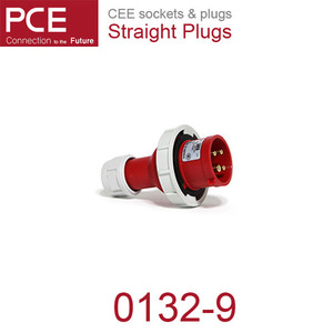 산업용 커넥터 산업용 소켓 CEE sockets &amp; plugs / Straight Plugs 0132-9 IP67/400V/16A/2P+G