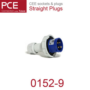 산업용 커넥터 산업용 소켓 CEE sockets &amp; plugs / Straight Plugs 0152-9 IP67/230V/16A/4P+G
