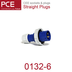 PCE 0132-6 CEE 산업용 플러그 16A 3P 6h 230V IP66/67 샤크