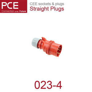 산업용 커넥터 산업용 소켓 CEE sockets &amp; plugs / Straight Plugs 023-4 IP44/110V/32A/2P+G