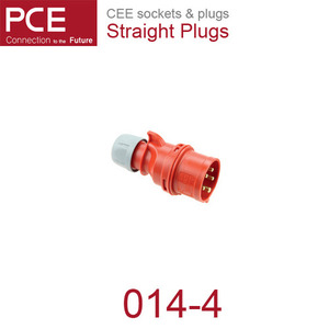 산업용 커넥터 산업용 소켓 CEE sockets &amp; plugs / Straight Plugs 014-4 IP44/110V/16A/3P+G