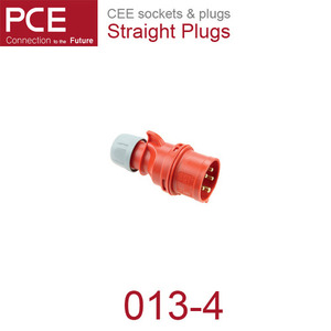 산업용 커넥터 산업용 소켓 CEE sockets &amp; plugs / Straight Plugs 013-4 IP44/110V/16A/2P+G 