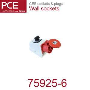 산업용플러그/산업용벽소켓 CEE sockets &amp; plugs / Wall sockets 5925-6 IP44/400V/32A/4P+G 