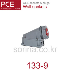 산업용플러그/산업용벽소켓 CEE sockets &amp; plugs / Wall sockets 133-9 IP67/400V/63A/2P+G