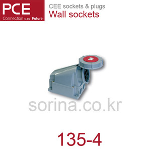 산업용플러그/산업용벽소켓 CEE sockets &amp; plugs / Wall sockets 135-4 IP67/110V/63A/4P+G