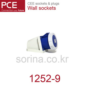 산업용플러그/산업용벽소켓 CEE sockets &amp; plugs / Wall sockets 1252-9 IP67/230V/32A/4P+G 