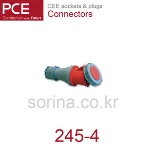산업용플러그/산업용커넥터 CEE sockets &amp; plugs / Connectors 245-4 IP67/110V/125A/4P+G 