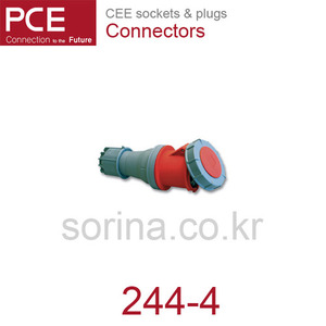 산업용플러그/산업용커넥터 CEE sockets &amp; plugs / Connectors 244-4 IP67/110V/125A/3P+G 
