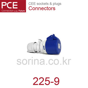 PCE 225-9 CEE 산업용 커넥터 32A 5P 9h IP44 샤크