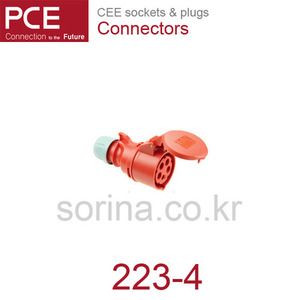 산업용플러그/산업용커넥터 CEE sockets &amp; plugs / Connectors 223-4 IP44/110V/32A/2P+G 