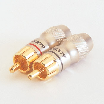 오디오플러스 인터커넥트 케이블 제작용 RCA 플러그 납땜용 24K 금도금 언밸런스 PLUG MID-0090 1EA