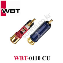 [정품]WBT-0110 Cu 4EA 디지털 24K 금도금 언밸런스 RCA 플러그 잭 납땜[75오옴]