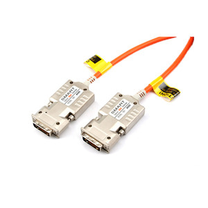 오피트 영상신호 광 전송기 DVI 광 케이블(커넥터+케이블 일체형) DDI
