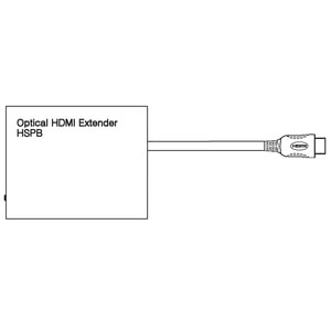 오피트 영상신호 광 전송기 HDMI 1ch 양방향 박스타입 피그테일 HSPB