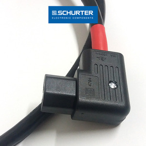 [정품]매니아 인기 슐터 SCHURTER SCH-4784 SCH-4785 1EA ㄱ자형 커넥터 플러그 콘센트