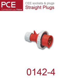 산업용 커넥터 산업용 소켓 CEE sockets &amp; plugs / Straight Plugs 0142-4 IP67/110V/16A/3P+G