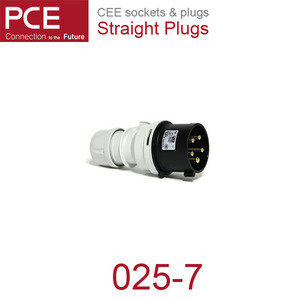PCE 025-7 CEE 산업용 플러그 32A 5P 7h IP44 샤크