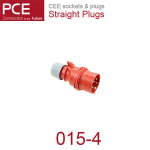 산업용 커넥터 산업용 소켓 CEE sockets &amp; plugs / Straight Plugs 015-4 IP44/110V/16A/4P+G