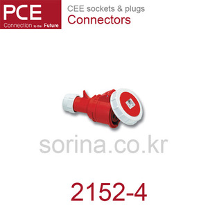 산업용플러그/산업용커넥터 CEE sockets &amp; plugs / Connectors 2152-4 IP67/110V/16A/4P+G 