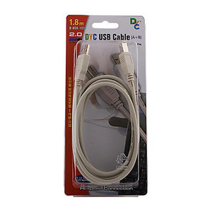 USB 2.0 A-B 케이블 (1.8M)